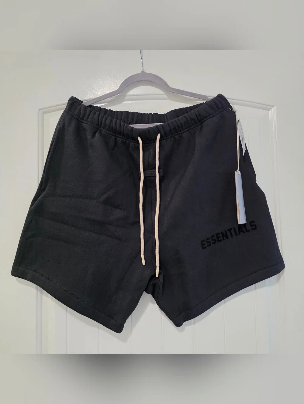 Essentials Fear Of God Black Shorts - Size Large